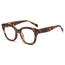 Load image into Gallery viewer, Large Square Anti-Blue Light Glasses Full Frame Retro Fashion +
