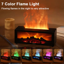 Load image into Gallery viewer, New Flame Aromatherapy Machine Colorful Essential Oil Diffuser Home Large Fog Volume Flame Humidifier 3D Flame Fireplace Machine +