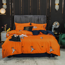 Load image into Gallery viewer, Long-staple Cotton Four-piece 1.8m Double Bed +