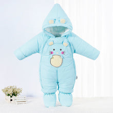 Load image into Gallery viewer, Newborn Baby Down One-piece Cotton Clothes +