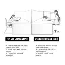 Load image into Gallery viewer, Foldable Laptop Stand Ergonomic Desk Tablet Holder +