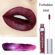 Load image into Gallery viewer, Moisturizing Candy Color Lip Gloss Waterproof Glitter Liquid Lipstick Long Lasting Makeup Lipstick +