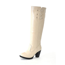 Load image into Gallery viewer, Set of Thick Heel Knee Boots +