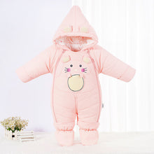 Load image into Gallery viewer, Newborn Baby Down One-piece Cotton Clothes +