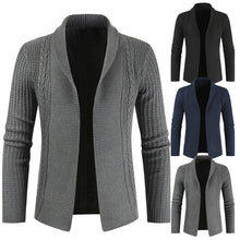 Load image into Gallery viewer, Men's Cardigan Sweater Casual Fashion Pure Color +