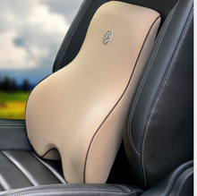 Load image into Gallery viewer, Car Cotton Lumbar Pillow Suit Back Pad Waist Slow Rebound Car Interior Seat +