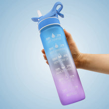 Load image into Gallery viewer, Water Bottle Scrub Bounce Cover Straw Space Cup Sports Water Bottle With Spray Function +