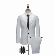 Load image into Gallery viewer, Men's Wedding Suit Jackets Slim Pants Men's Suits +