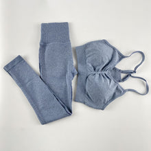 Load image into Gallery viewer, Gym Clothing Leggings Sportswear Crop-Top Yoga-Set +