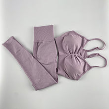 Load image into Gallery viewer, Gym Clothing Leggings Sportswear Crop-Top Yoga-Set +