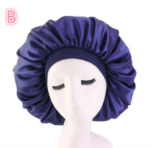 Load image into Gallery viewer, Beauty Print Satin Silk Bonnet Sleep Night Cap +