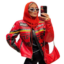 Load image into Gallery viewer, Hat Scarf Integrated Wool Knitted Drawstring Hat Women Veil Hat +