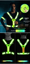 Load image into Gallery viewer, Outdoor Night Run Reflective Vest Riding Warning Light +