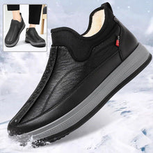 Load image into Gallery viewer, Winter Warm Fleece Snow Boots Round-toed Platform Ankle Boot Fashion Simple Non-slip Flat Cotton Shoes Men +