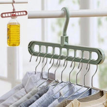 Load image into Gallery viewer, 9-hole Clothes Hanger Organizer Space Saving Hanger +
