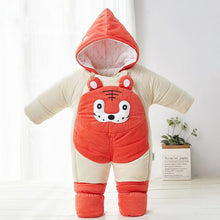 Load image into Gallery viewer, Newborn Baby Down One-piece Cotton Clothes +