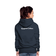 Load image into Gallery viewer, Queens Women's Premium Hoodie Classic Hooded Sweater - navy