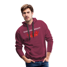 Load image into Gallery viewer, Kings Men's Premium Hoodie Classic Hooded Sweater - burgundy
