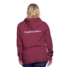 Load image into Gallery viewer, Queens Women's Premium Hoodie Classic Hooded Sweater - burgundy