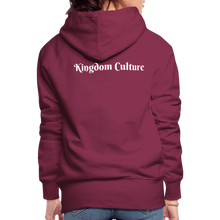 Load image into Gallery viewer, Queens Women's Premium Hoodie Classic Hooded Sweater - burgundy