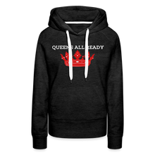 Load image into Gallery viewer, Queens Women's Premium Hoodie Classic Hooded Sweater - charcoal grey