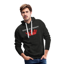 Load image into Gallery viewer, Kings Men's Premium Hoodie Classic Hooded Sweater - charcoal grey