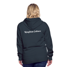Load image into Gallery viewer, Queens Women's Premium Hoodie Classic Hooded Sweater - navy
