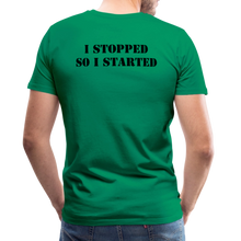 Load image into Gallery viewer, I Stopped Men's Premium T-Shirt - kelly green