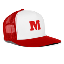 Load image into Gallery viewer, M Unisex Classic Cap - white/red