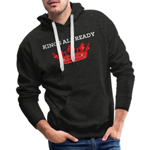 Load image into Gallery viewer, Kings Men's Premium Hoodie Classic Hooded Sweater - charcoal grey