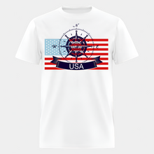 Load image into Gallery viewer, USA Unisex Classic T-Shirt - white
