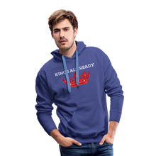 Load image into Gallery viewer, Kings Men's Premium Hoodie Classic Hooded Sweater - royal blue