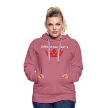 Load image into Gallery viewer, Queens Women's Premium Hoodie Classic Hooded Sweater - mauve