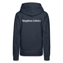 Load image into Gallery viewer, Queens Women's Premium Hoodie Classic Hooded Sweater - navy