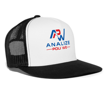 Load image into Gallery viewer, APW Trucker Cap - white/black