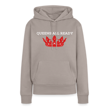 Load image into Gallery viewer, Queens Women's Premium Hoodie Classic Hooded Sweater - taupe