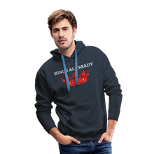Load image into Gallery viewer, Kings Men's Premium Hoodie Classic Hooded Sweater - navy