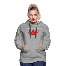 Load image into Gallery viewer, Queens Women's Premium Hoodie Classic Hooded Sweater - heather grey