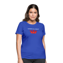 Load image into Gallery viewer, Queens Women T-shirt - royal blue