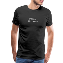 Load image into Gallery viewer, I Stopped Men's Premium T-Shirt - black