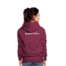 Load image into Gallery viewer, Queens Women's Premium Hoodie Classic Hooded Sweater - burgundy