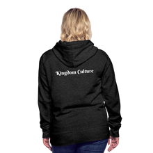 Load image into Gallery viewer, Queens Women's Premium Hoodie Classic Hooded Sweater - charcoal grey