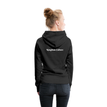 Load image into Gallery viewer, Queens Women's Premium Hoodie Classic Hooded Sweater - black