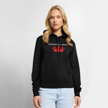 Load image into Gallery viewer, Queens Women's Premium Hoodie Classic Hooded Sweater - black