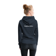Load image into Gallery viewer, Queens Women's Premium Hoodie Classic Hooded Sweater - navy