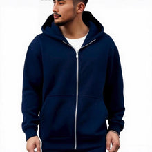 Load image into Gallery viewer, Backpack Men's Loose Sports And Leisure Hooded Zipper Sweatshirt +