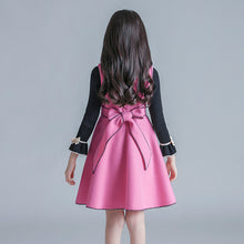Load image into Gallery viewer, Children's vest and woolen skirt Girl Kids Dress +