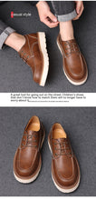 Load image into Gallery viewer, Martin Boots Men's Low Top Retro Casual Shoes British Style Worker Boot Low-top Height Increasing Big Scalp Shoes +