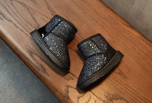 Load image into Gallery viewer, Children's Snow Boots in Sequins Young kids Winter Shoes +
