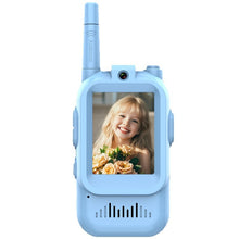 Load image into Gallery viewer, Mini Video Wireless Walkie Talkies For Kids Handheld 2 Pack Rechargeable Intercom Cam Outdoor Family Games Gift For Boys Girls +